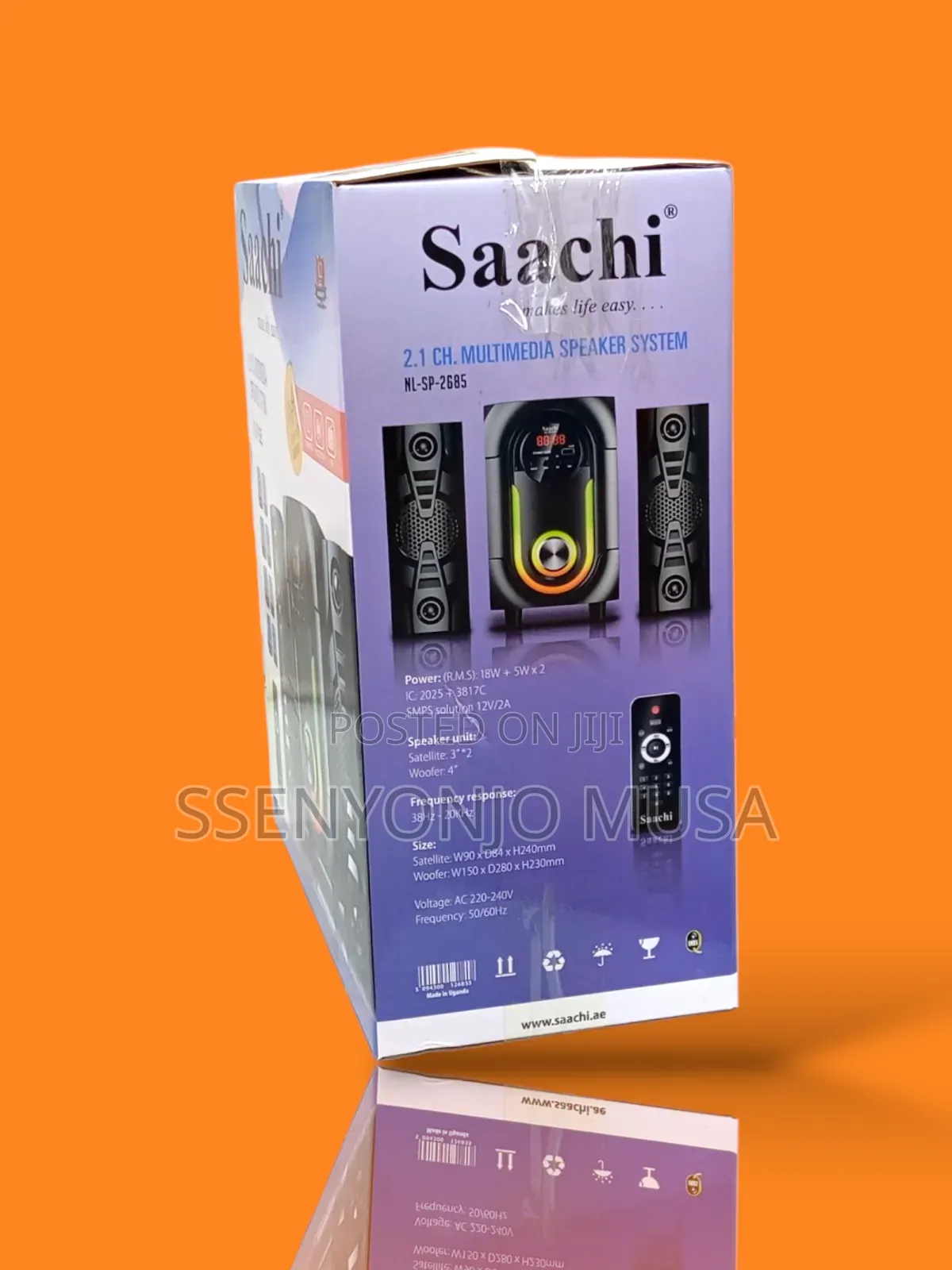 Saachi Nl-Sp-2685 2.1 Ch 28w Multimedia Speaker System With Subwoofer