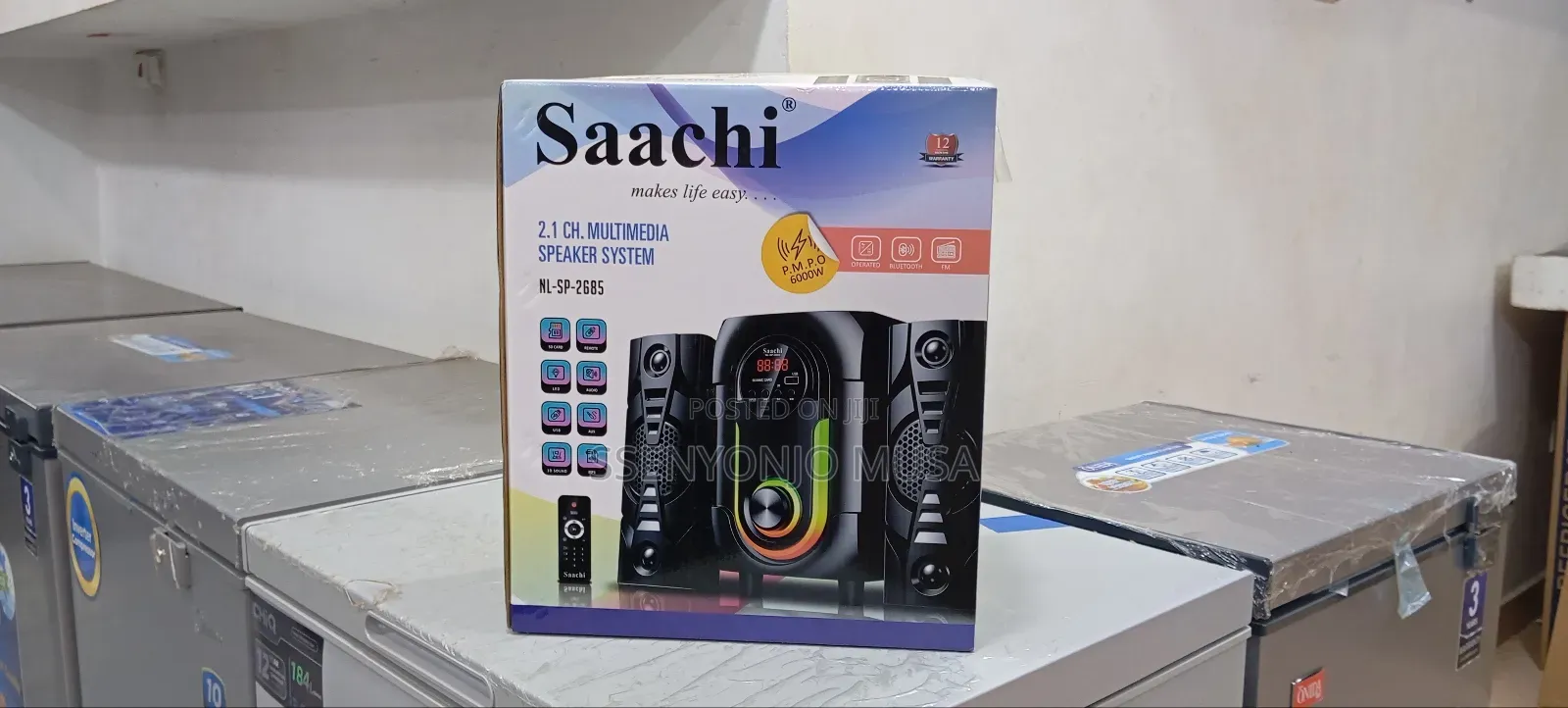 Saachi Nl-Sp-2685 2.1 Ch 28w Multimedia Speaker System With Subwoofer