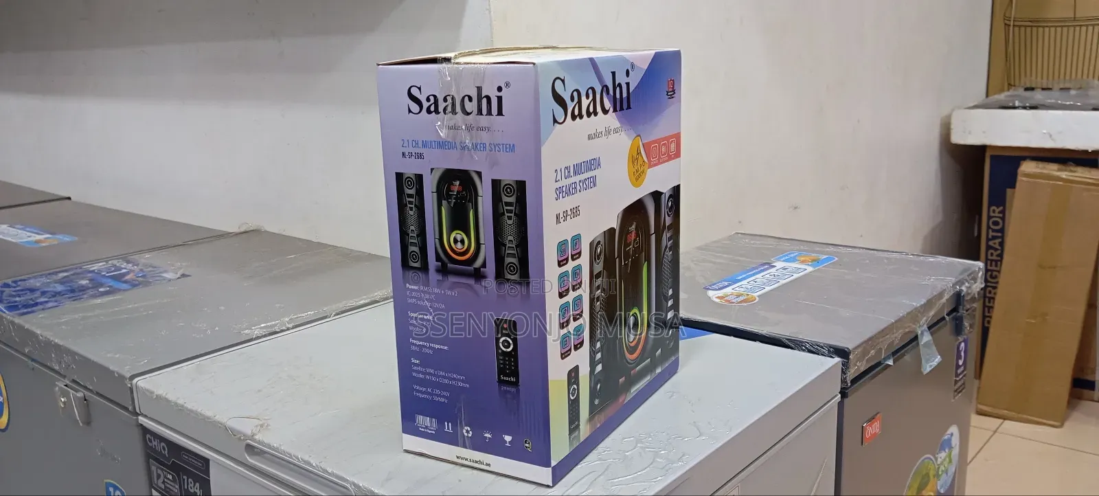 Saachi Nl-Sp-2685 2.1 Ch 28w Multimedia Speaker System With Subwoofer