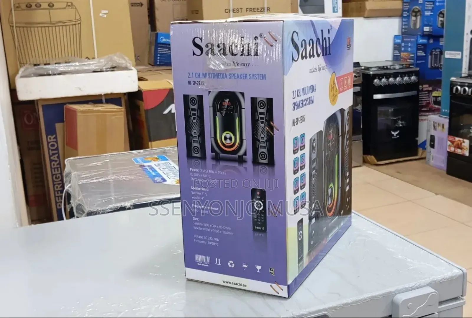 Saachi Nl-Sp-2685 2.1 Ch 28w Multimedia Speaker System With Subwoofer
