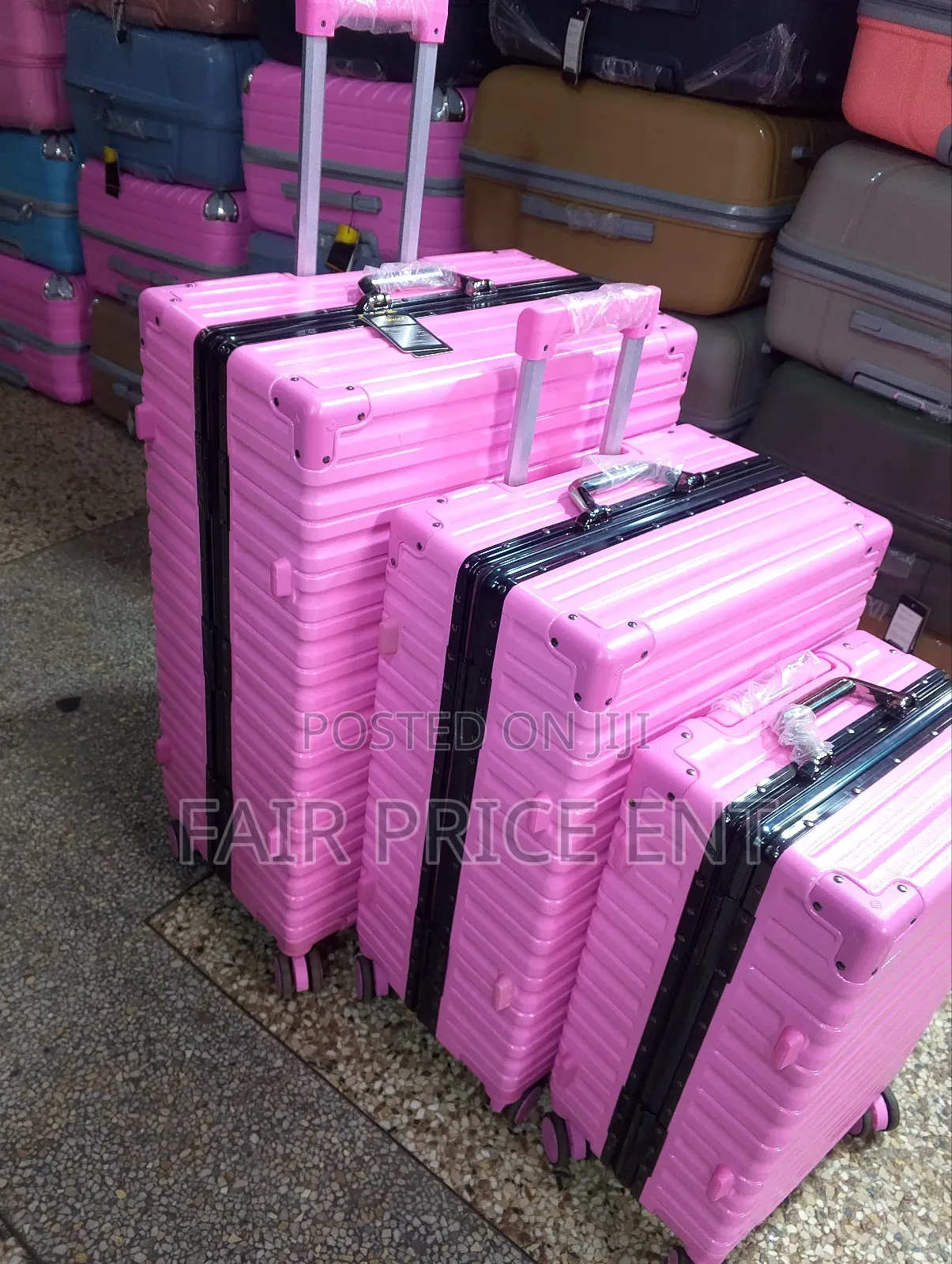Vip Noble Aluminium Plastic Suitcases. Fullset.( 3pcs)
