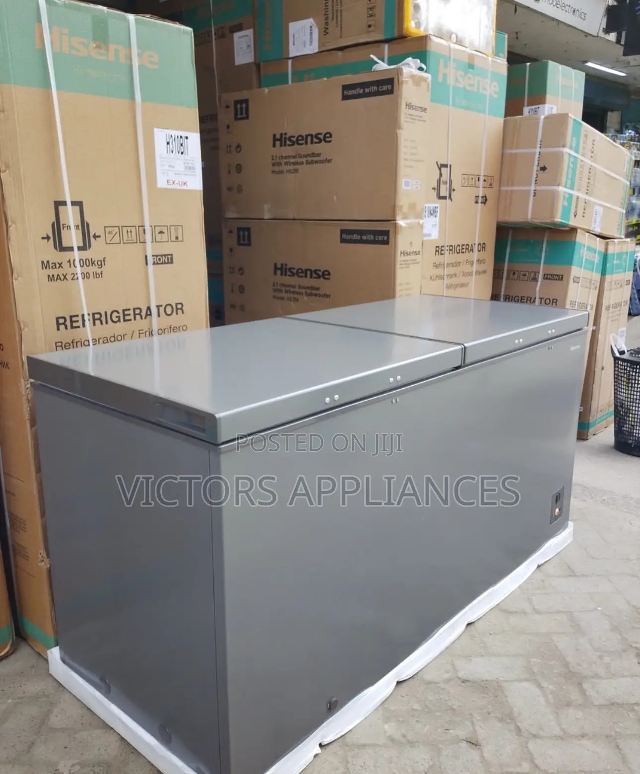 Hisense 660l Double Door Chest Freezer