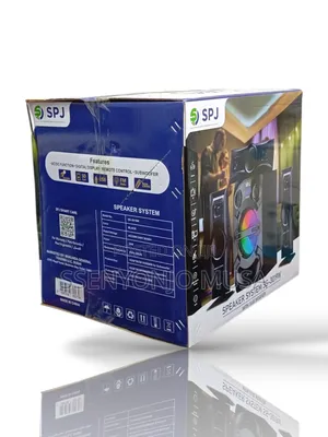 SPJ Woofer 3.1ch 30w Karaoke Speaker System With Remote Control
