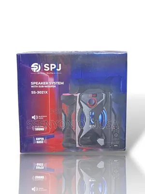 SPJ Ss-3021x 30w Bluetooth Speaker System With Subwoofer and Remote
