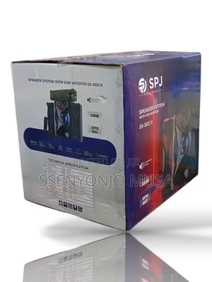 SPJ Ss-3021x 30w Bluetooth Speaker System With Subwoofer and Remote
