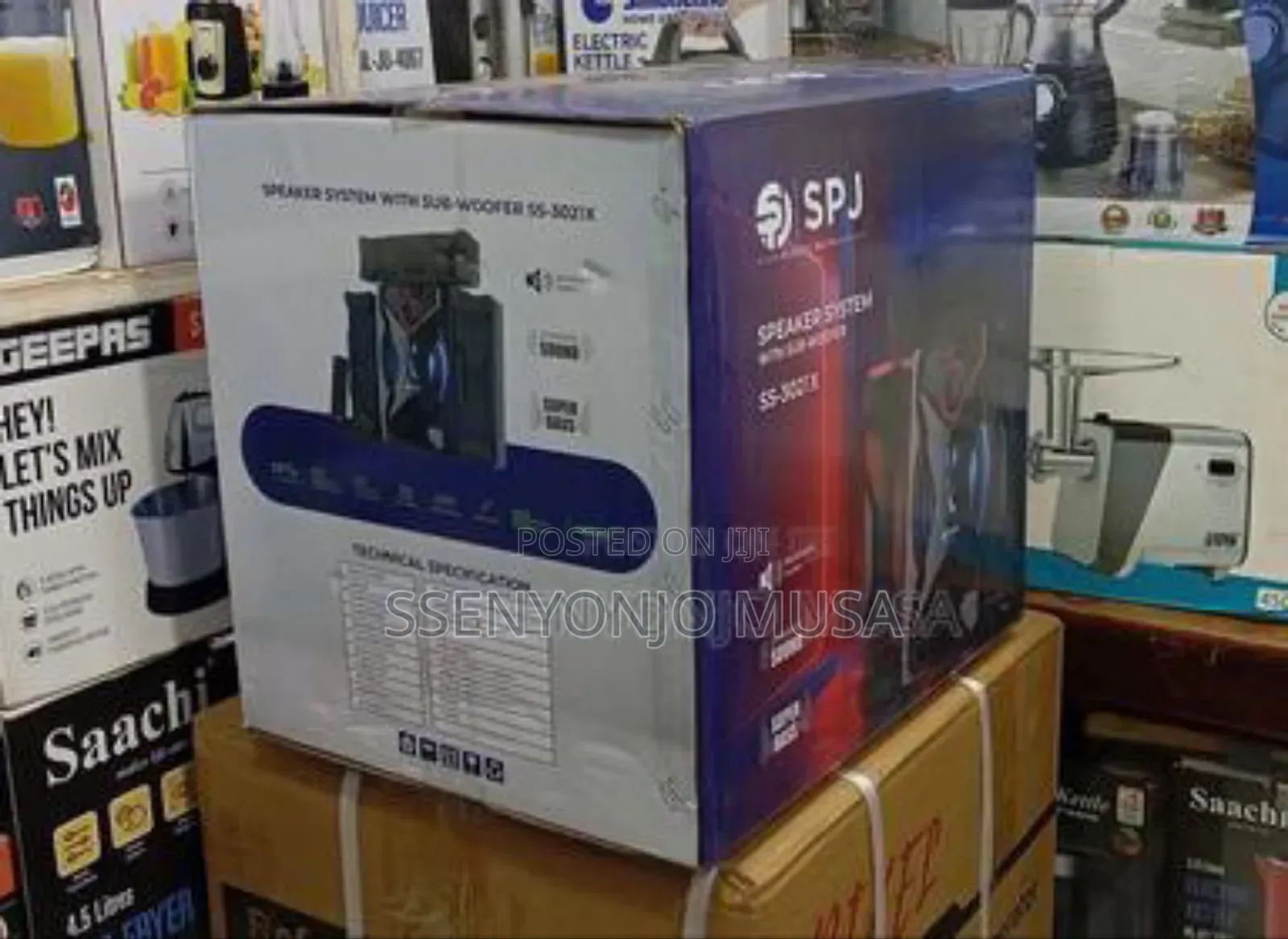 SPJ Ss-3021x 30w Bluetooth Speaker System With Subwoofer and Remote