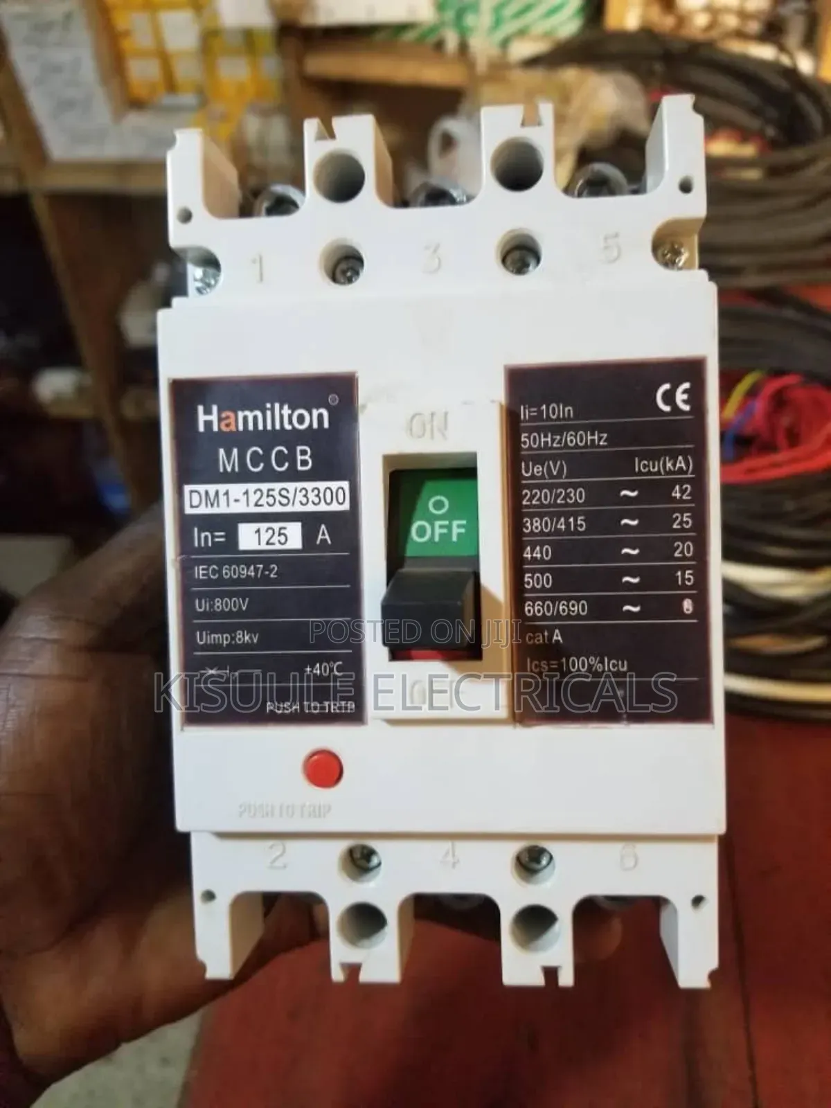 McCb Circuit Breaker 400a,63a 100a, 250a 4pole, 3pole 3phase