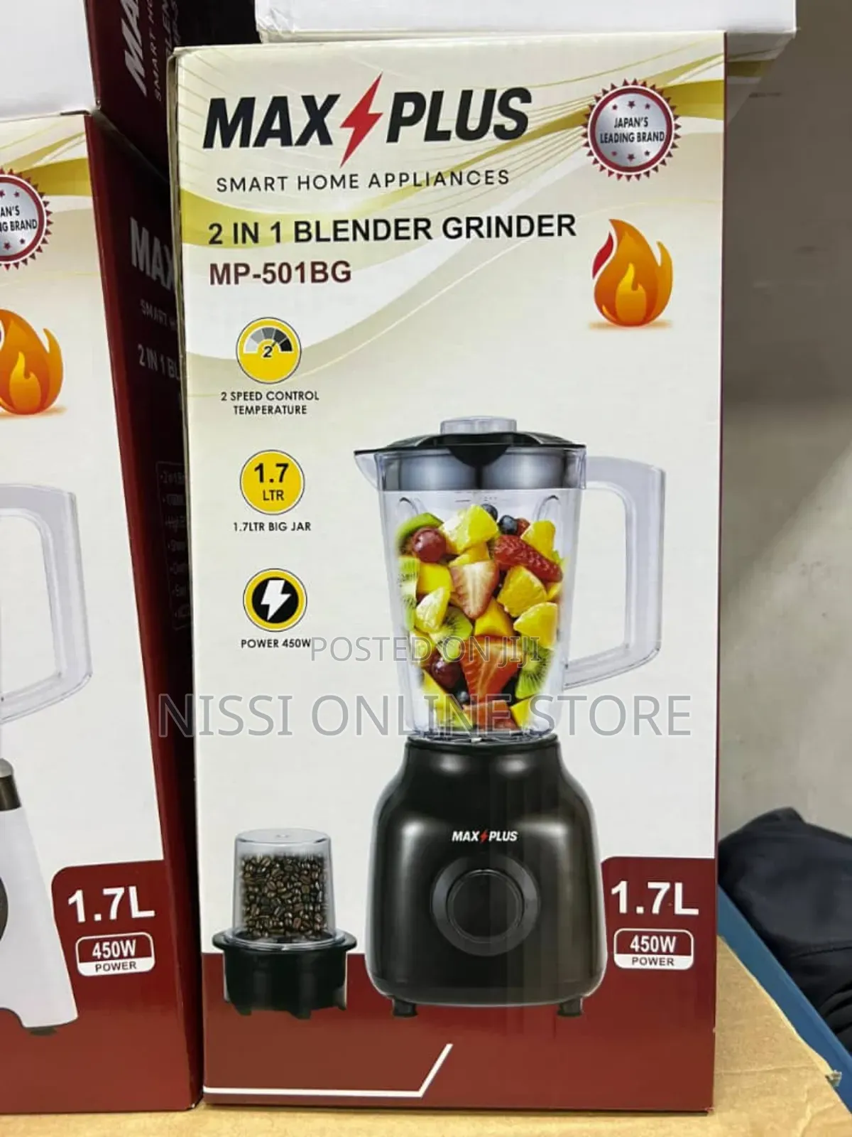 Max Plus 2in1 Blender and Grinder