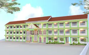 Architectural Plan Secondary School Block Plan.