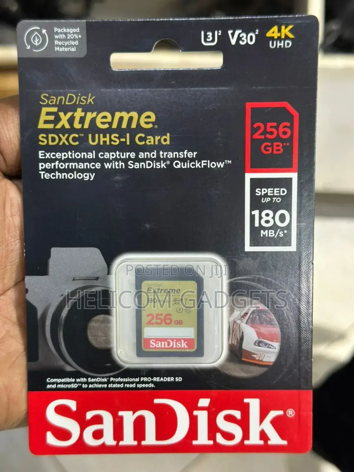 Sandisk Extreme Sdxc Uhs-1 Card(180mbps)