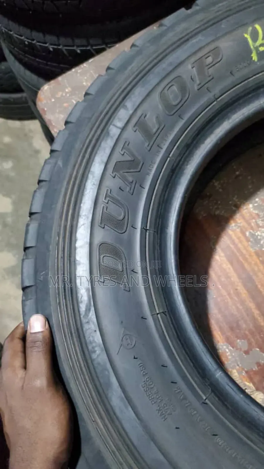 Imported Tires 7.50 R16 Dunlop Japan Used but Still in Good Condition