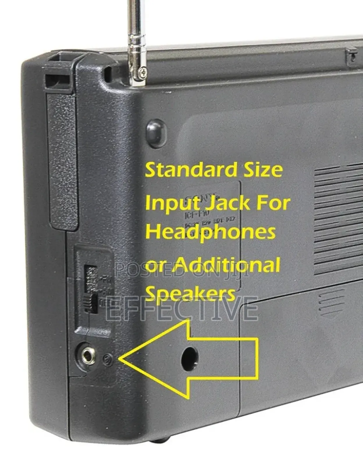 Sony 2-band Am/Fm Portable Battery Transistor Radio