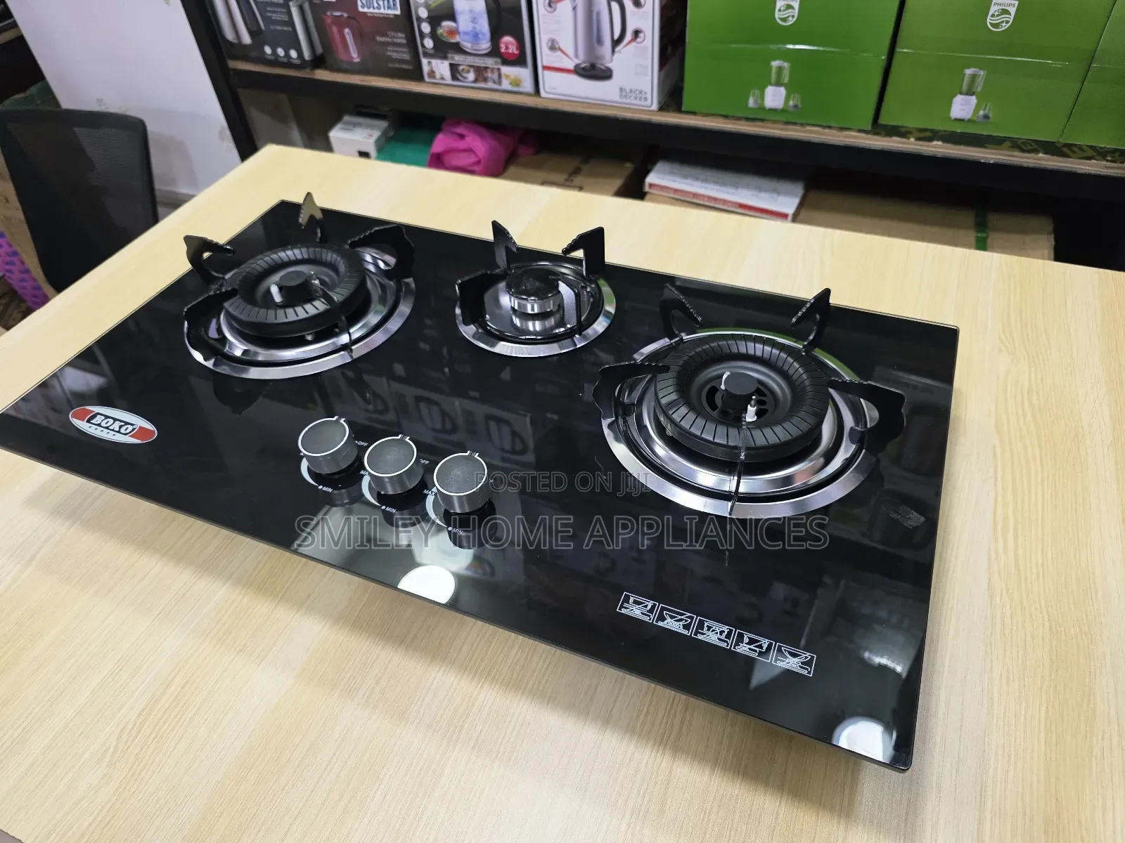Tripple Boko Built-in Gas Glass Hob at 20% Reduced Price