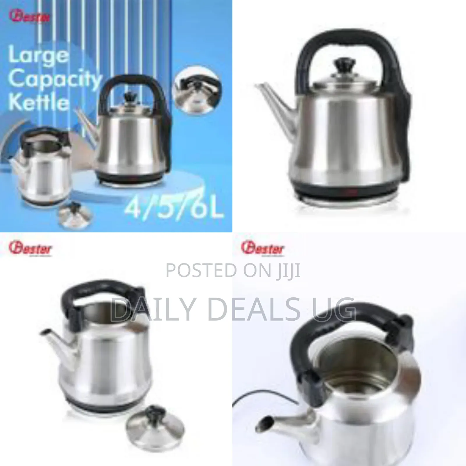 5 Litre Stainless Steel Electric Kettle Cerek Jug Pot Teapot Hot Water