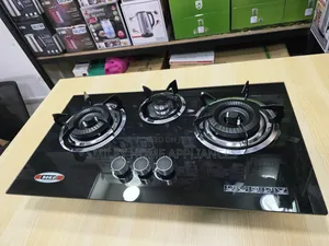 Brand New Built-in Boko Triplle Gas Hob Black Glass at 20% Discount
