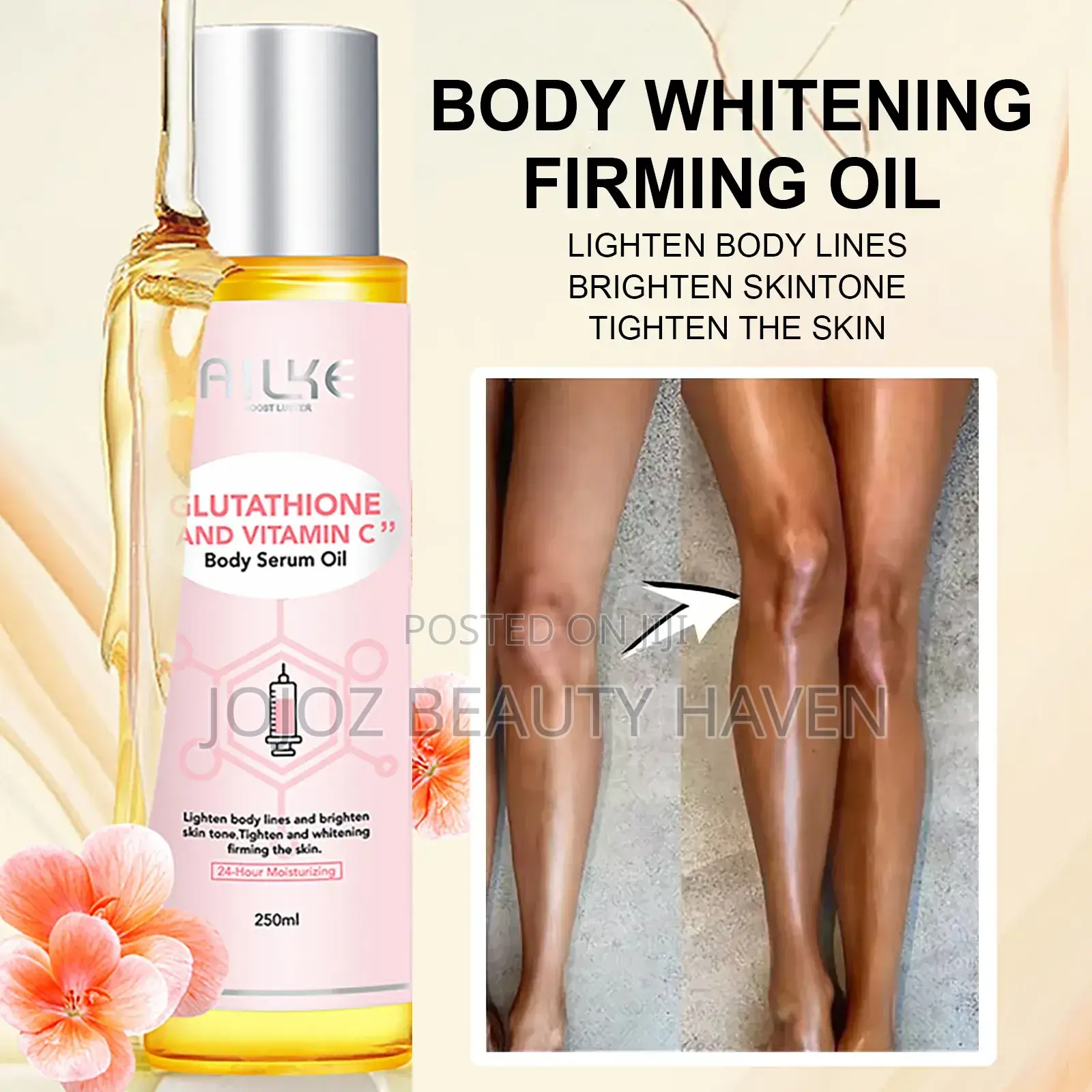 Glutathione Vitamin C Body Serum Oil