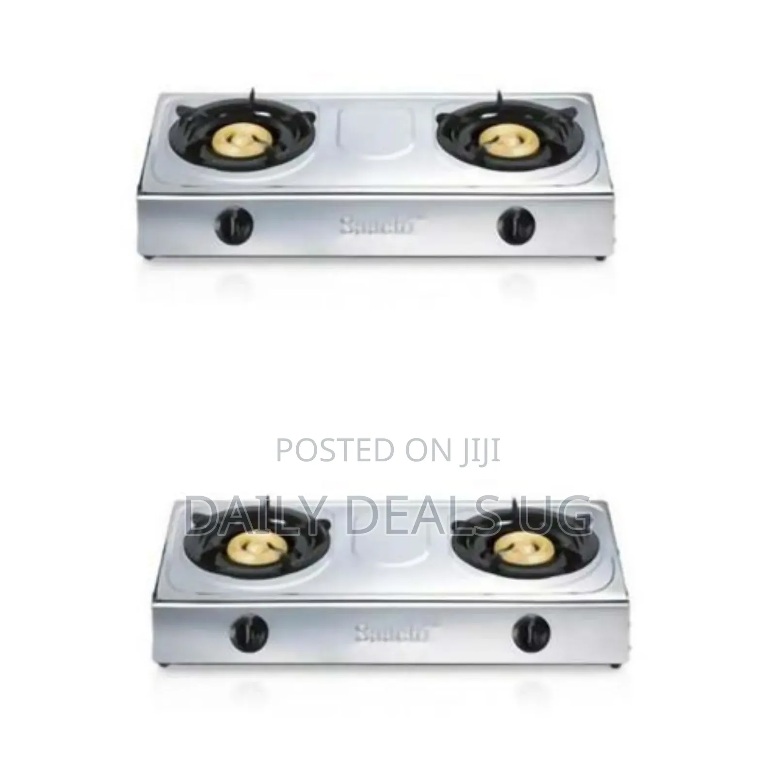 Saachi 2 Burner Saachi Steel Cooker-White