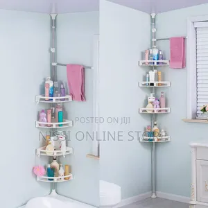 Stainless Steel Adjustable Bathroom Corner Rack