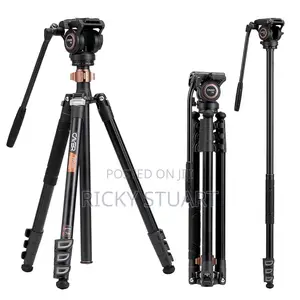 Cayer Fp2450 Fluid Head Tripod 74inche Aluminum,Camera Tripod Monopod