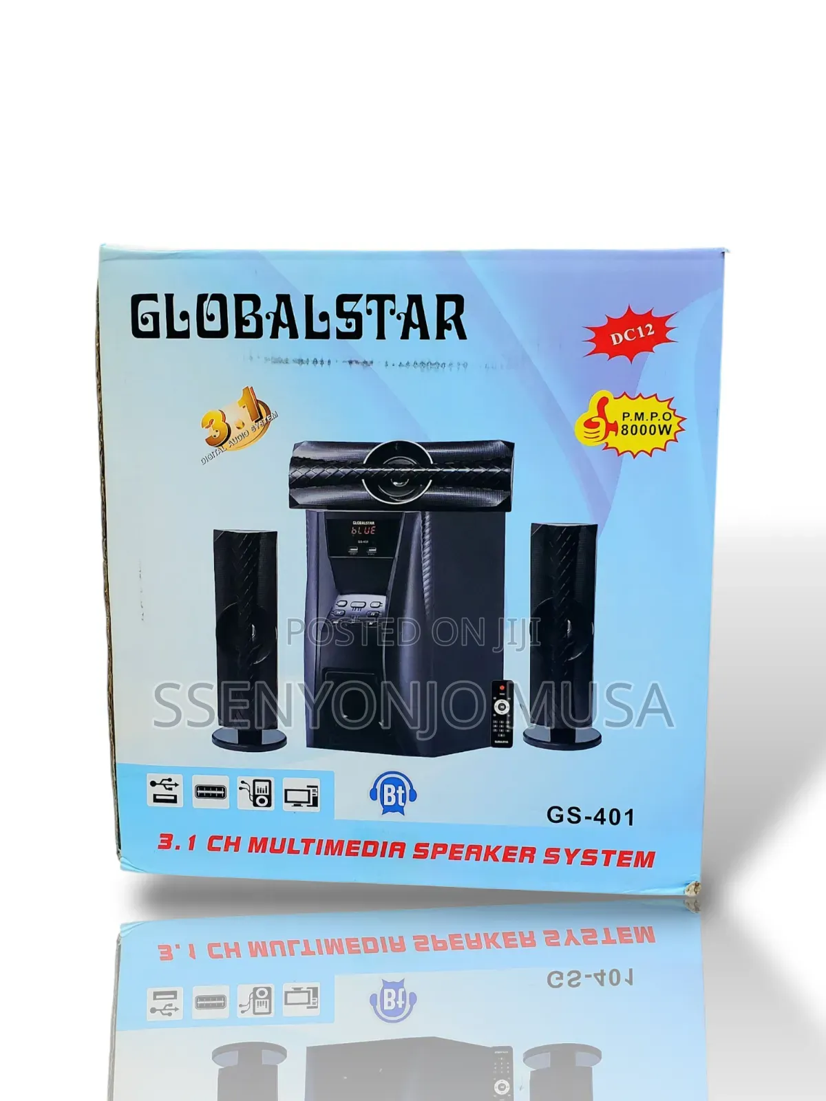 Globalstar Woofer 3.1ch Gs-401 Multimedia Speaker System