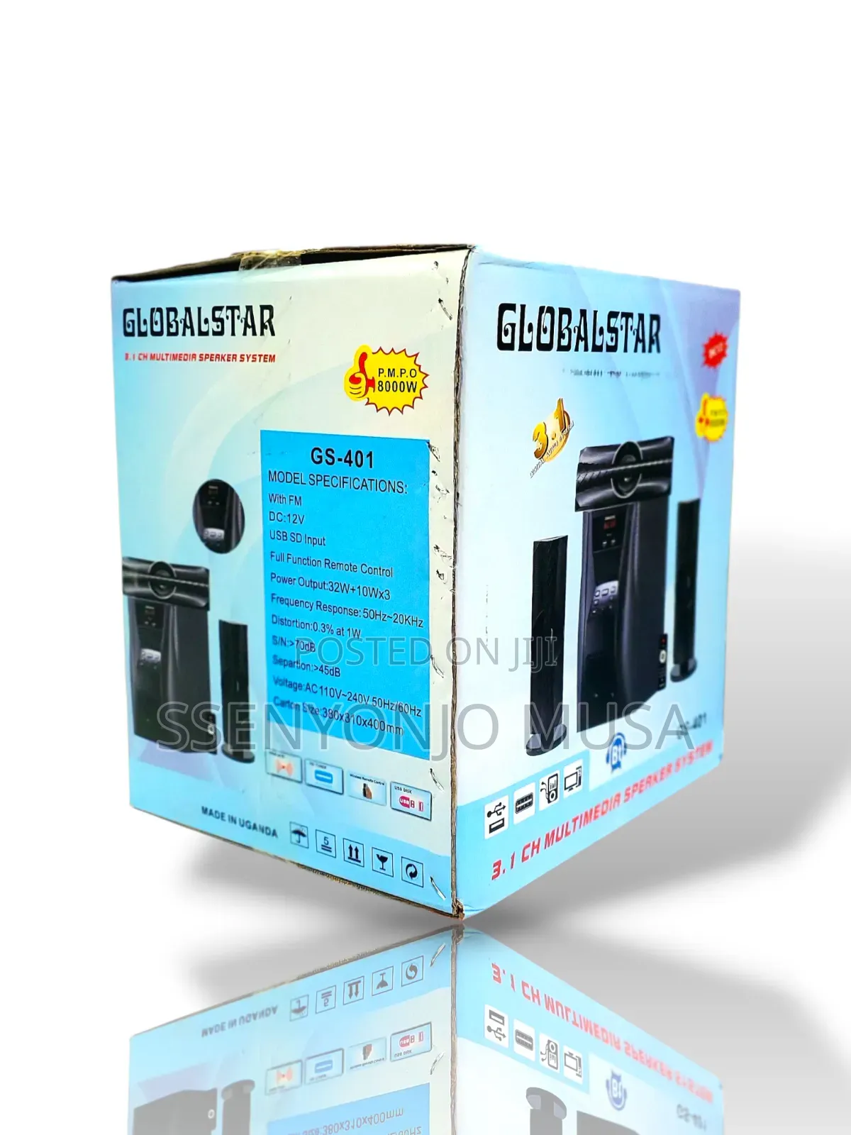 Globalstar Woofer 3.1ch Gs-401 Multimedia Speaker System