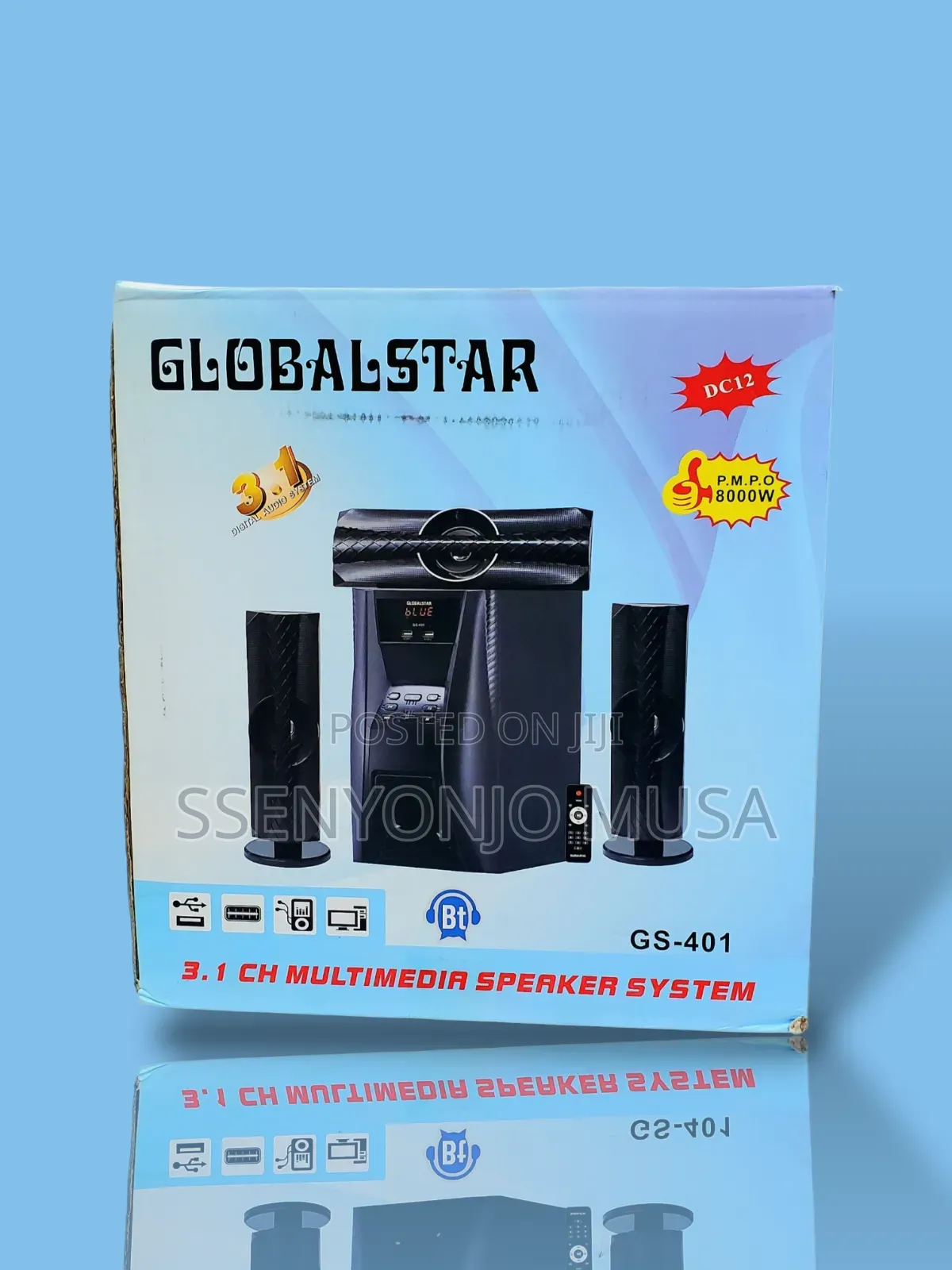 Globalstar Woofer 3.1ch Gs-401 Multimedia Speaker System
