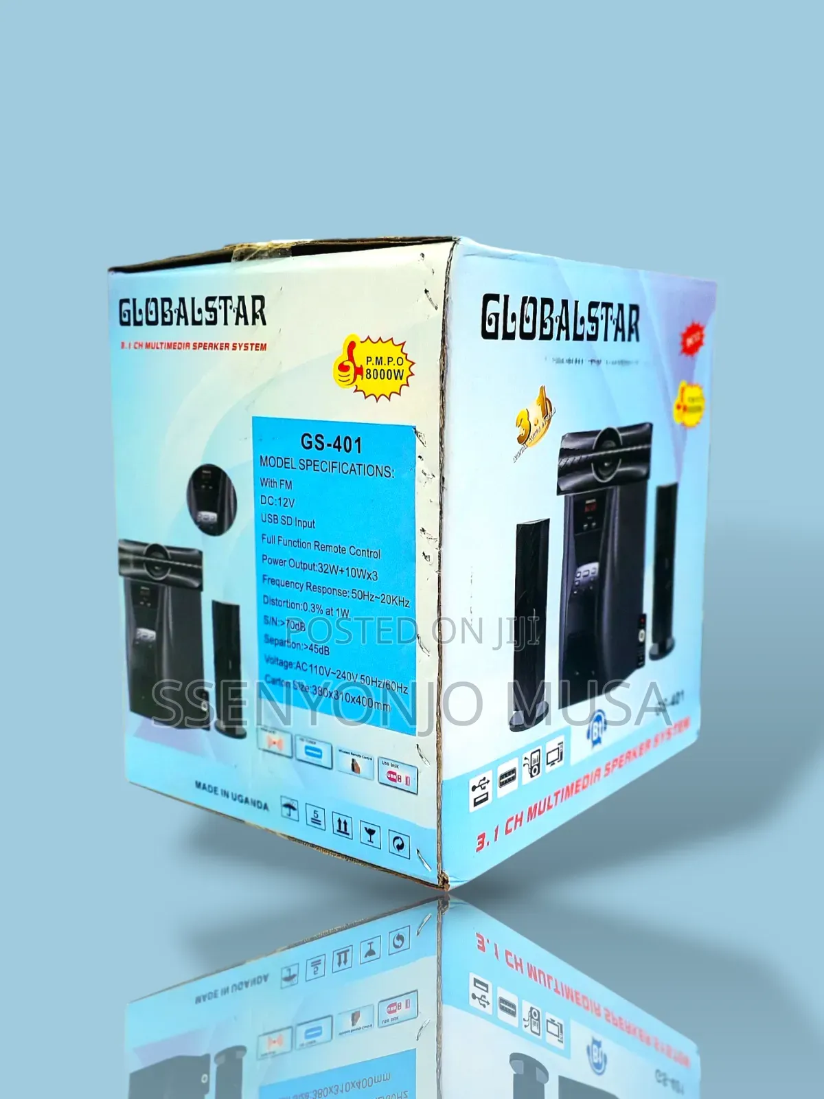 Globalstar Woofer 3.1ch Gs-401 Multimedia Speaker System