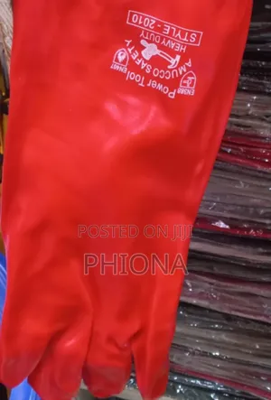 Saftey Rubber Cleaning Gloves