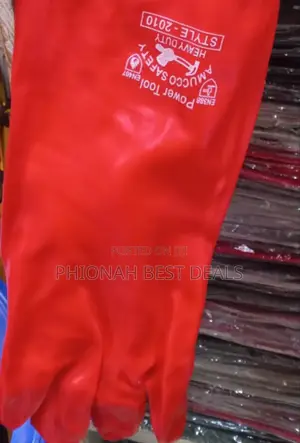 Saftey Rubber Cleaning Gloves