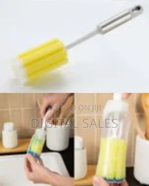 1 Piece Foam Material Reusable Baby Bottle Brush, Cleaning Sponge