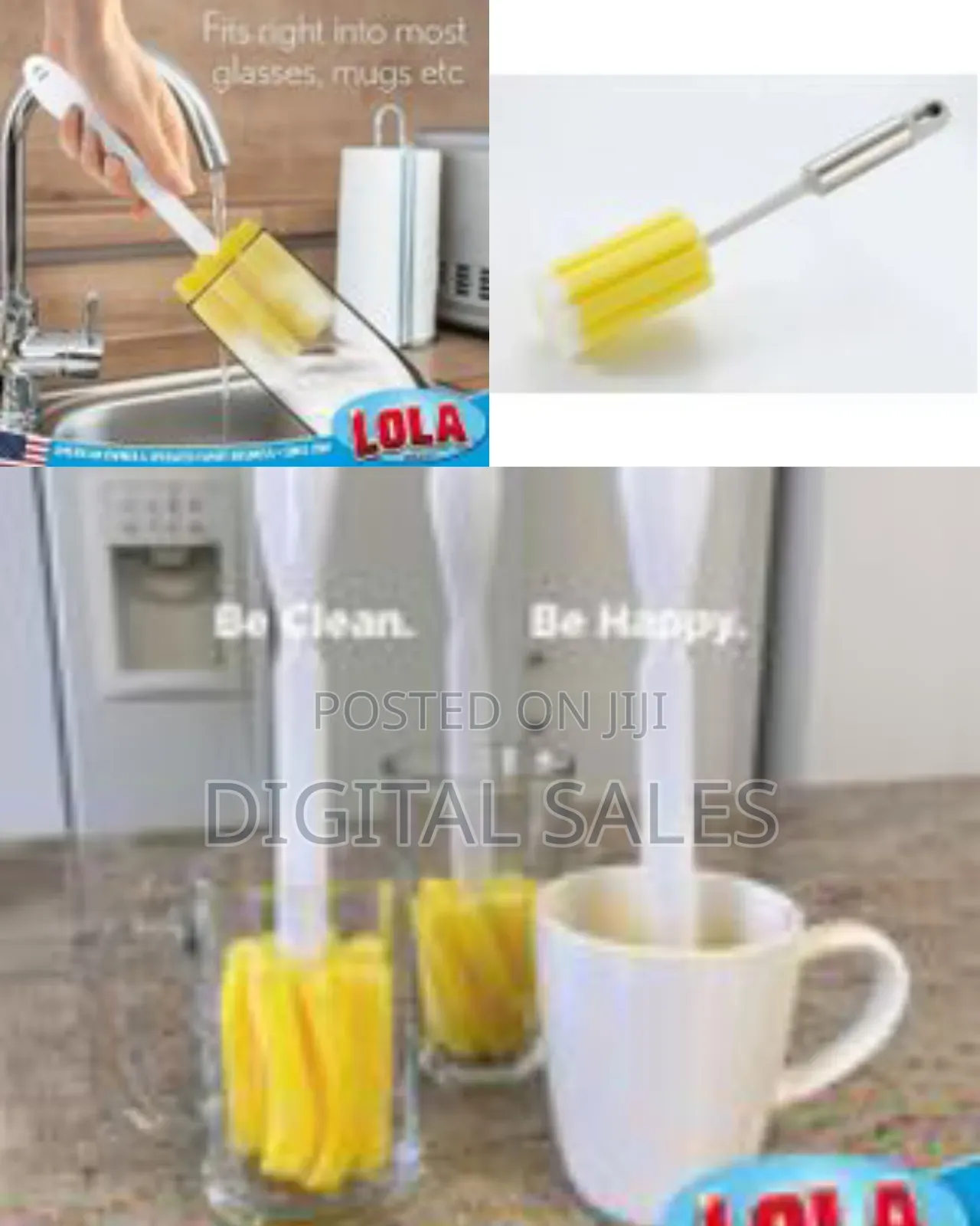 1 Piece Foam Material Reusable Baby Bottle Brush, Cleaning Sponge