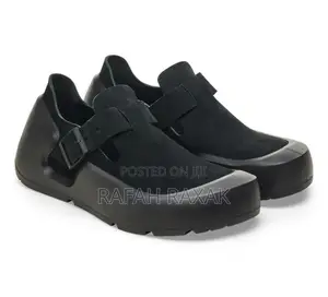Men’S Black Birkenstock Reykjavik Nubuk Leather Black Taupe Shoes