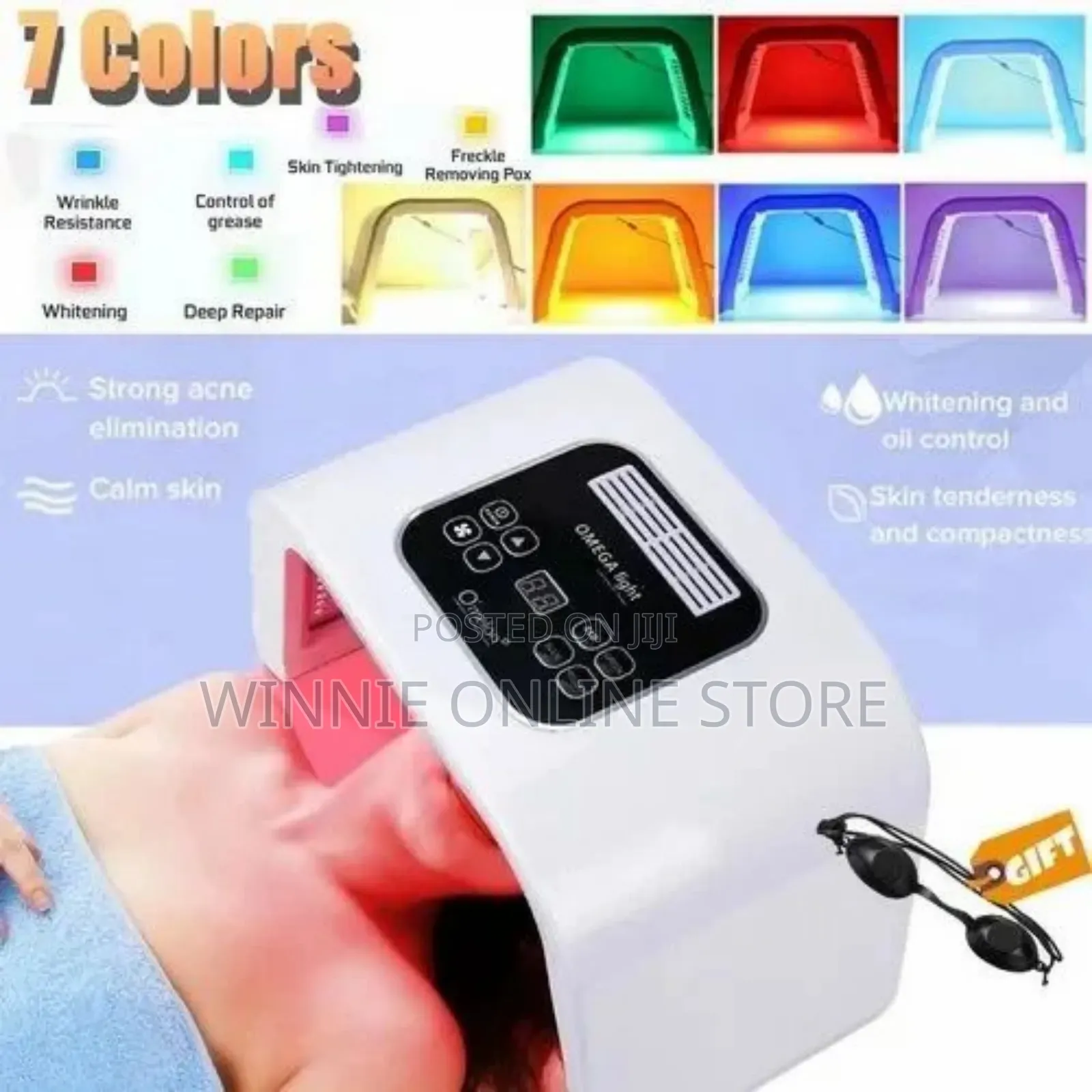 7 Led Lights Facial Machine