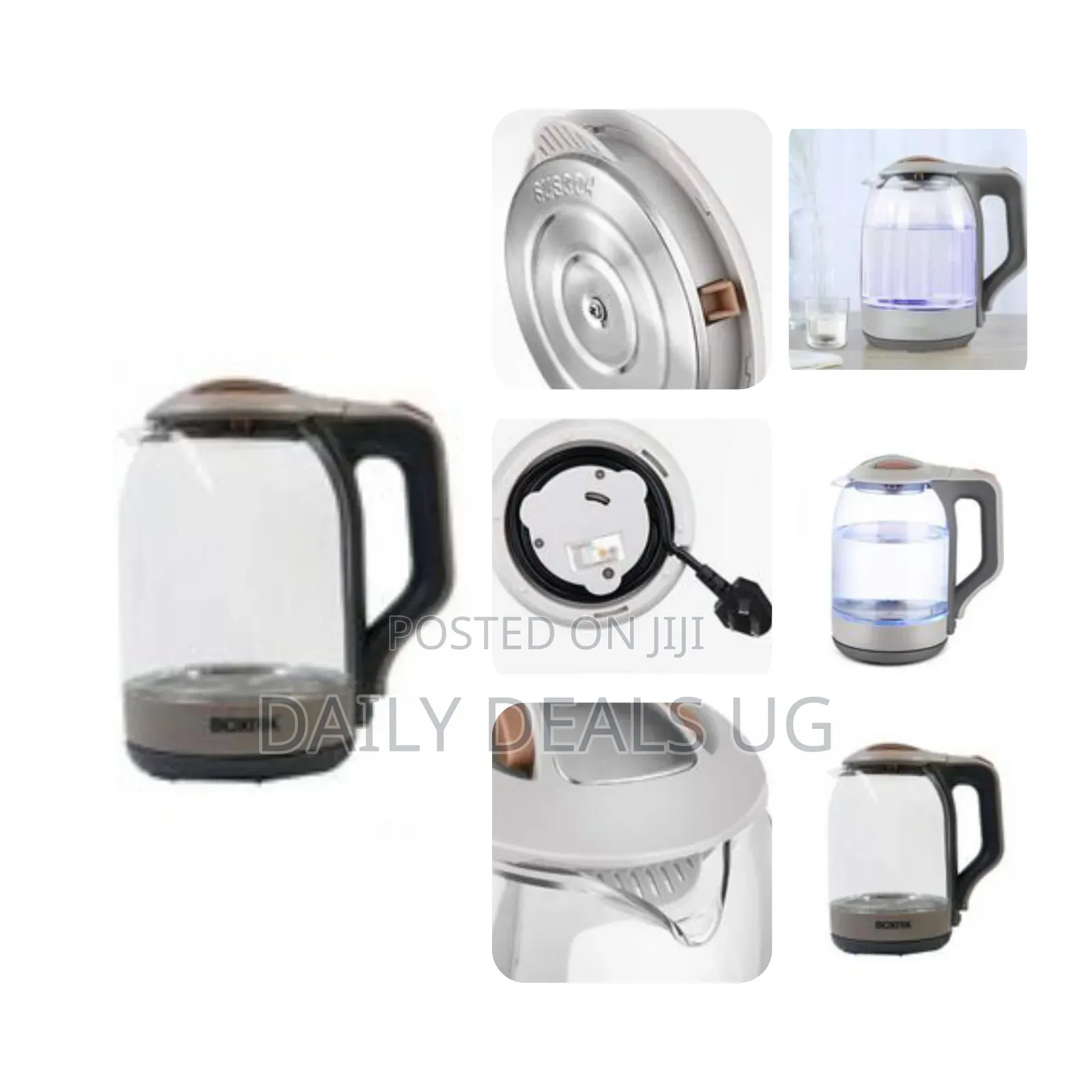 Boxiya 1.8l High Borosilicate Glass Double Ti-Hot Separable Base Auto
