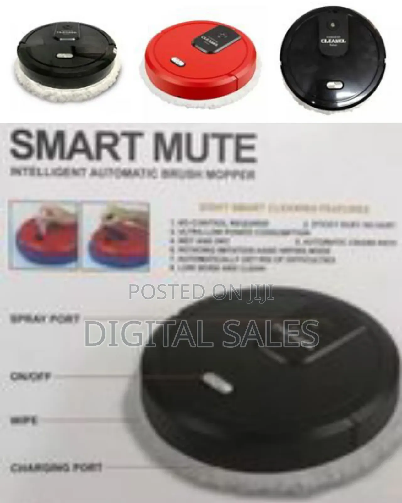 Other Smart Mute Automatic Brush Mopper Humidifier Cleaner0