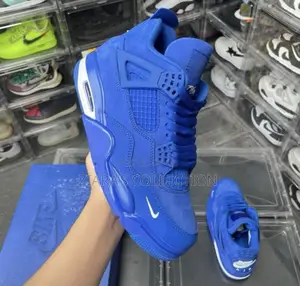 Original Nike Air Jordan 4 Og X Nigel Sylvester Brick Blue Sneakers