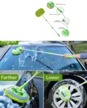 Chenille Washing Brush, Microfibre Auto Clean Wash Mop With Telescopic