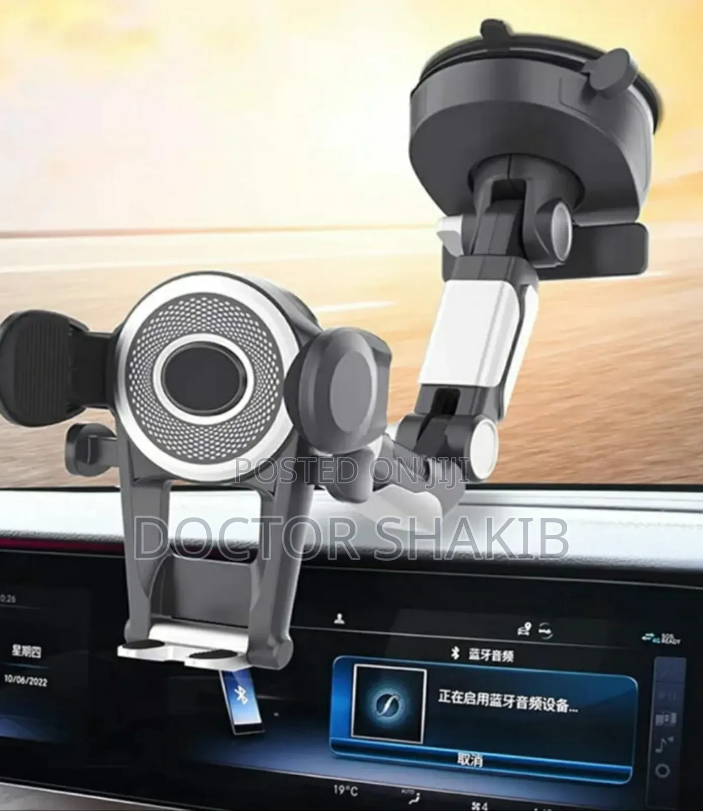 New Heavy Duty Cell Phone Holder for Truck Dashboard Windshield
