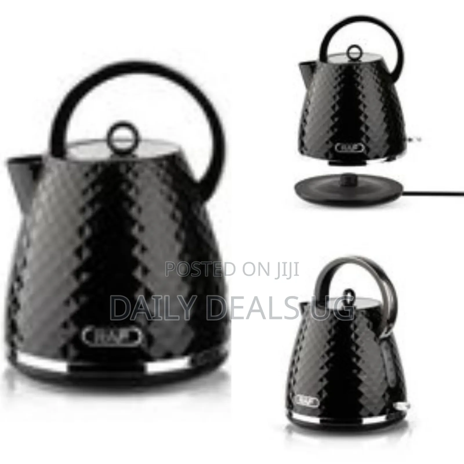 Raf 2l Retro Mini Teapot Stainless Steel Double Wall Household