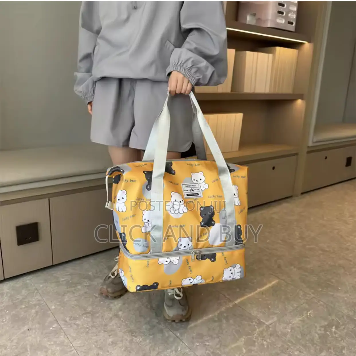 Childrens Cartoon Duffel Travel Bag