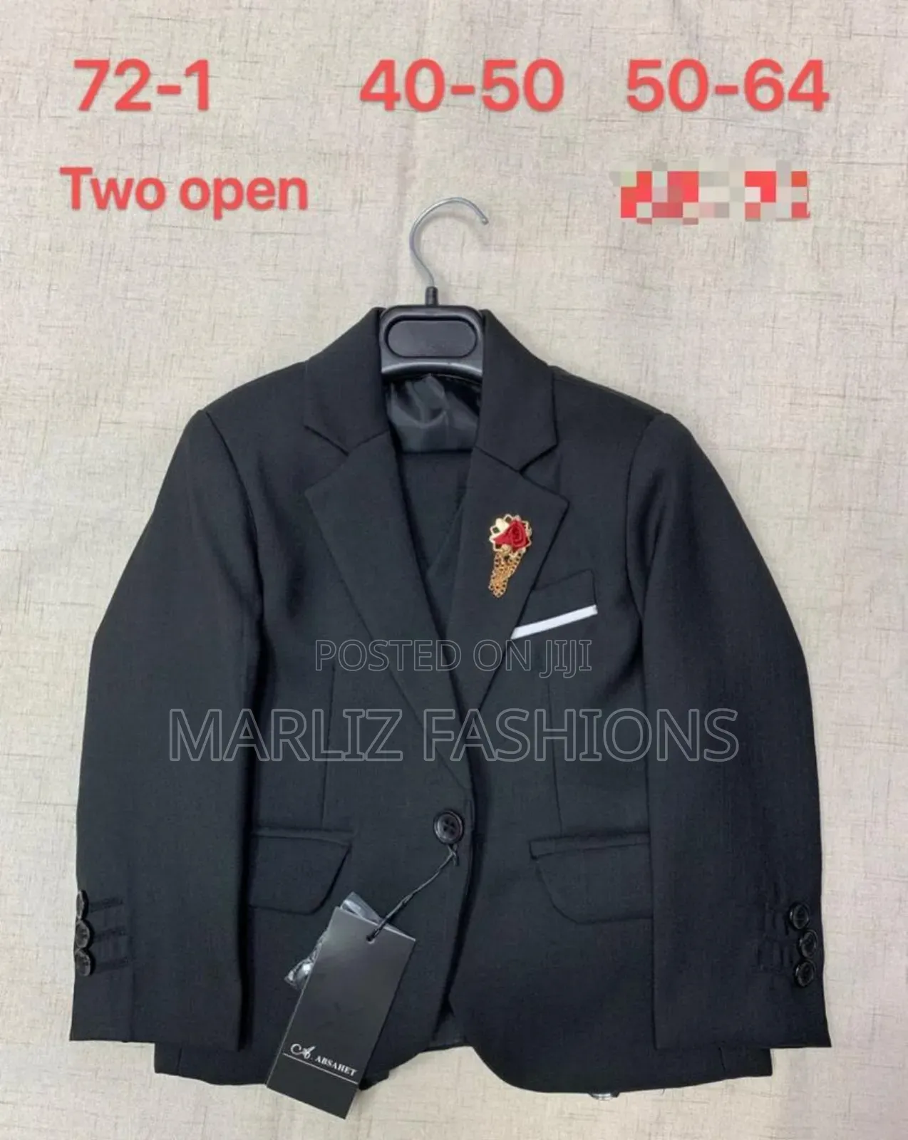 Black Designers Kid's Suits