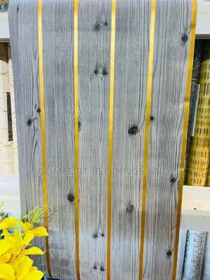 Gold Striped Wallpaper