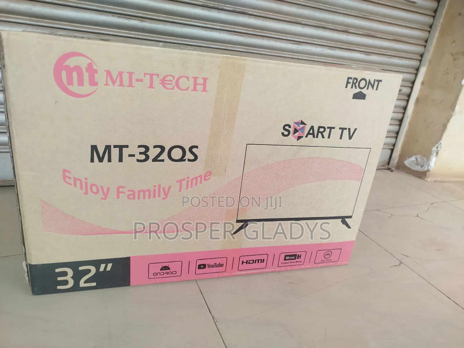 Mitech 32 Inches Smart Digital Flat Screen Flameless