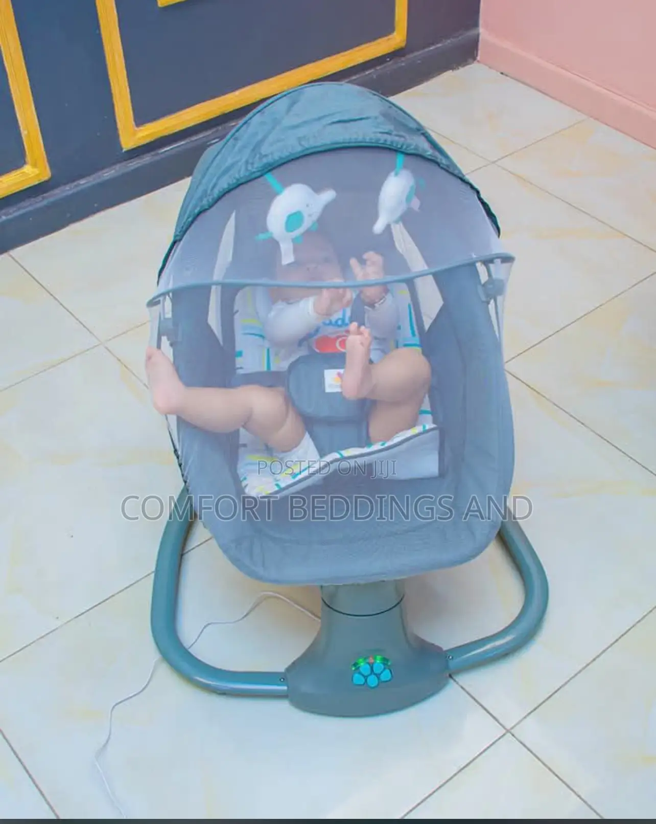 Electric Baby Swing With Music And Mosquito Net
