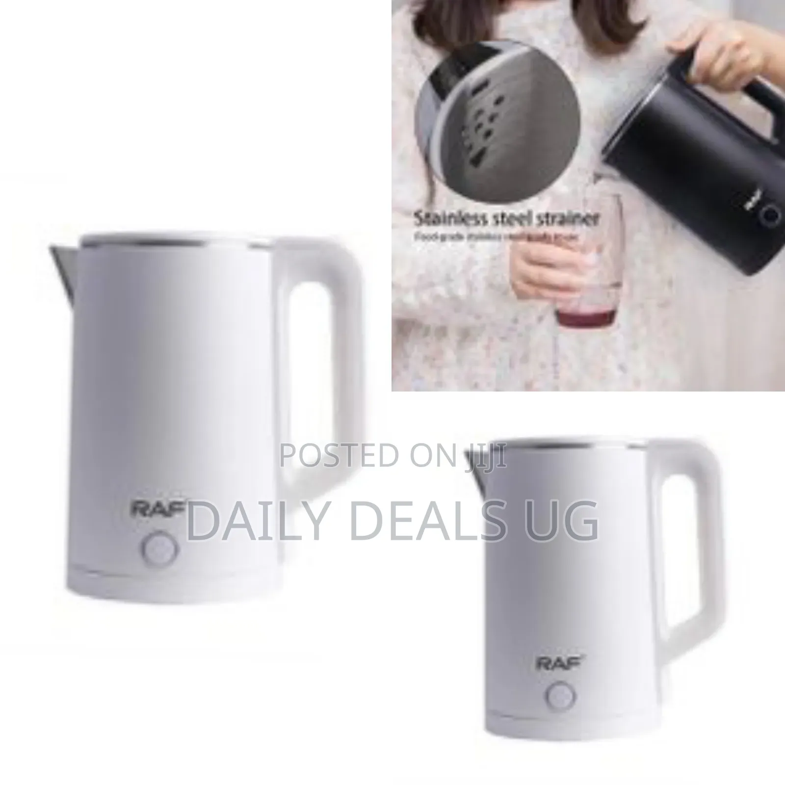 Raf 0.8l Cordless Electric Kettle With Auto Shut, 360-Degree