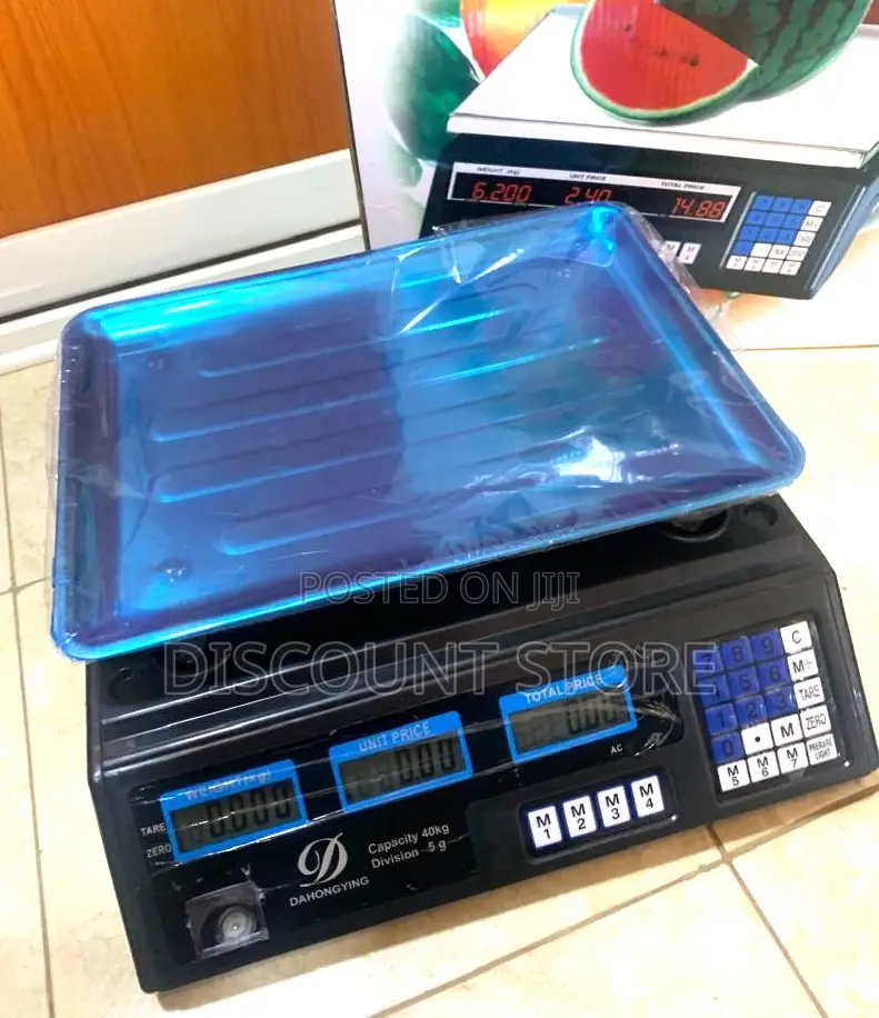 Market Weighing Scale Double Display Weigh 40kg Weighing Scale