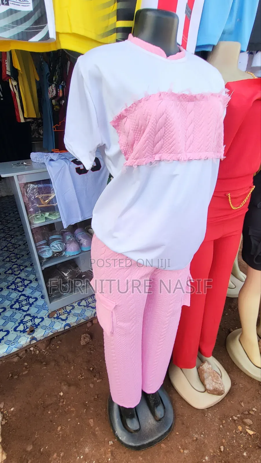 Two Piece Trousers and T Shirts