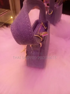 Classic and Simple Lee Blue Denim Mini Bag for Sexy Ladies