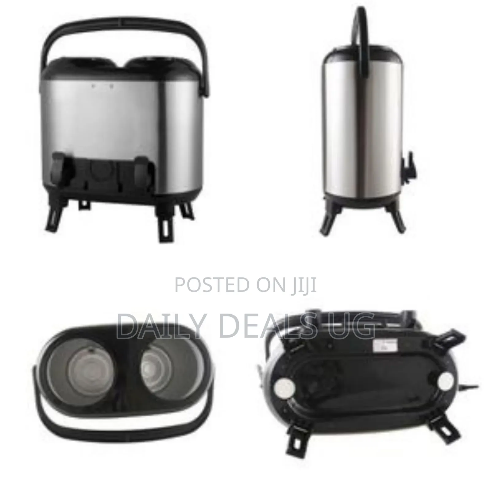 Daydays 15litres Twin Hot Cold Thermos Tea Coffee Water Flask-Silver