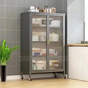 Kitchen Storage Rack With Trolley